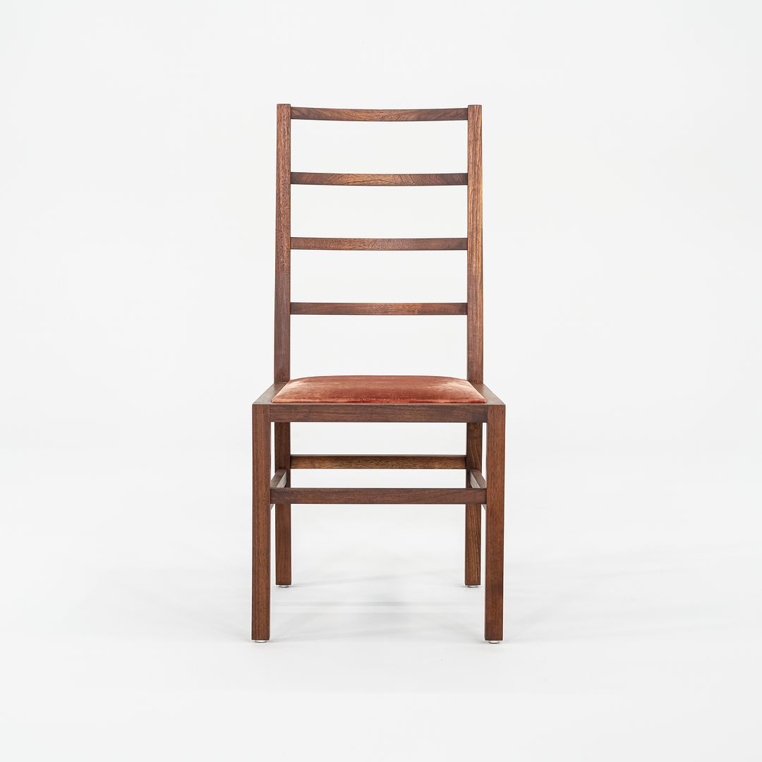 2008 Set of Five Tyler Hays for BDDW Ladder Dining Chairs in Black Walnut
