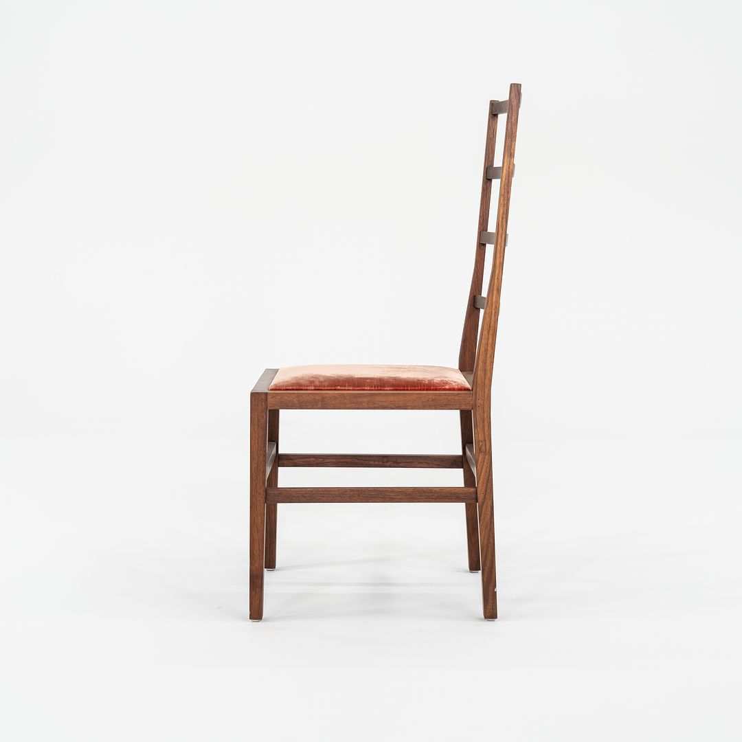 2008 Set of Five Tyler Hays for BDDW Ladder Dining Chairs in Black Walnut