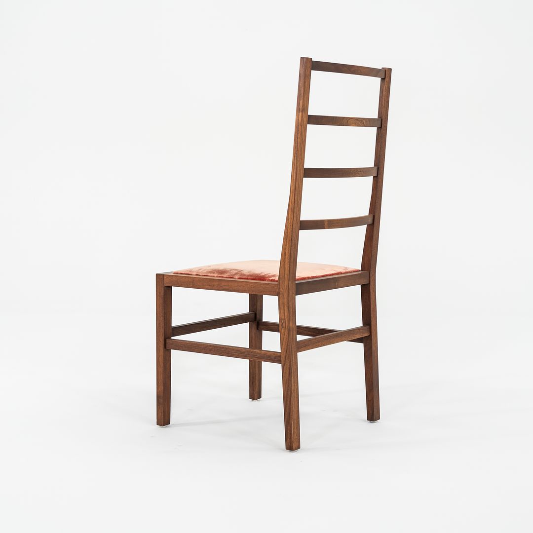2008 Set of Five Tyler Hays for BDDW Ladder Dining Chairs in Black Walnut