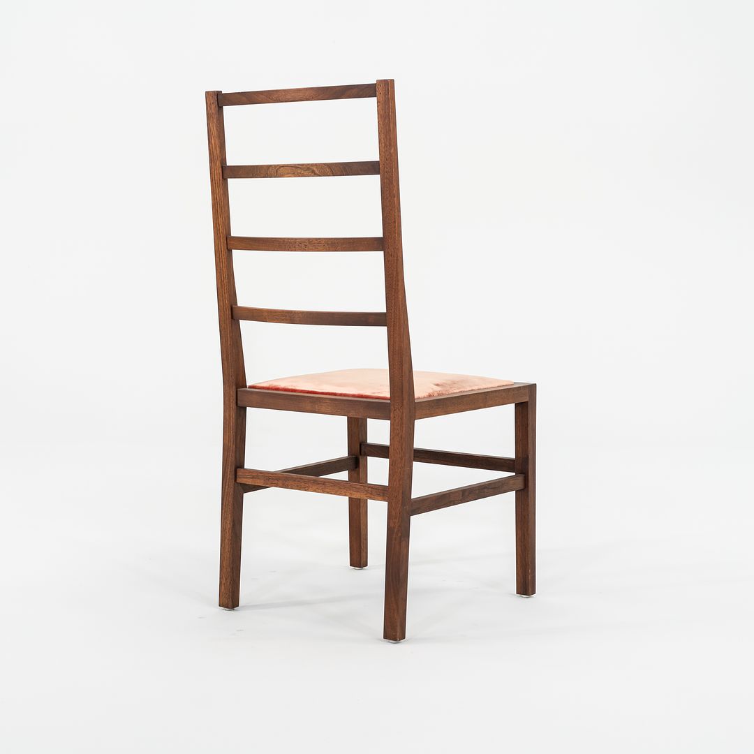 2008 Set of Five Tyler Hays for BDDW Ladder Dining Chairs in Black Walnut