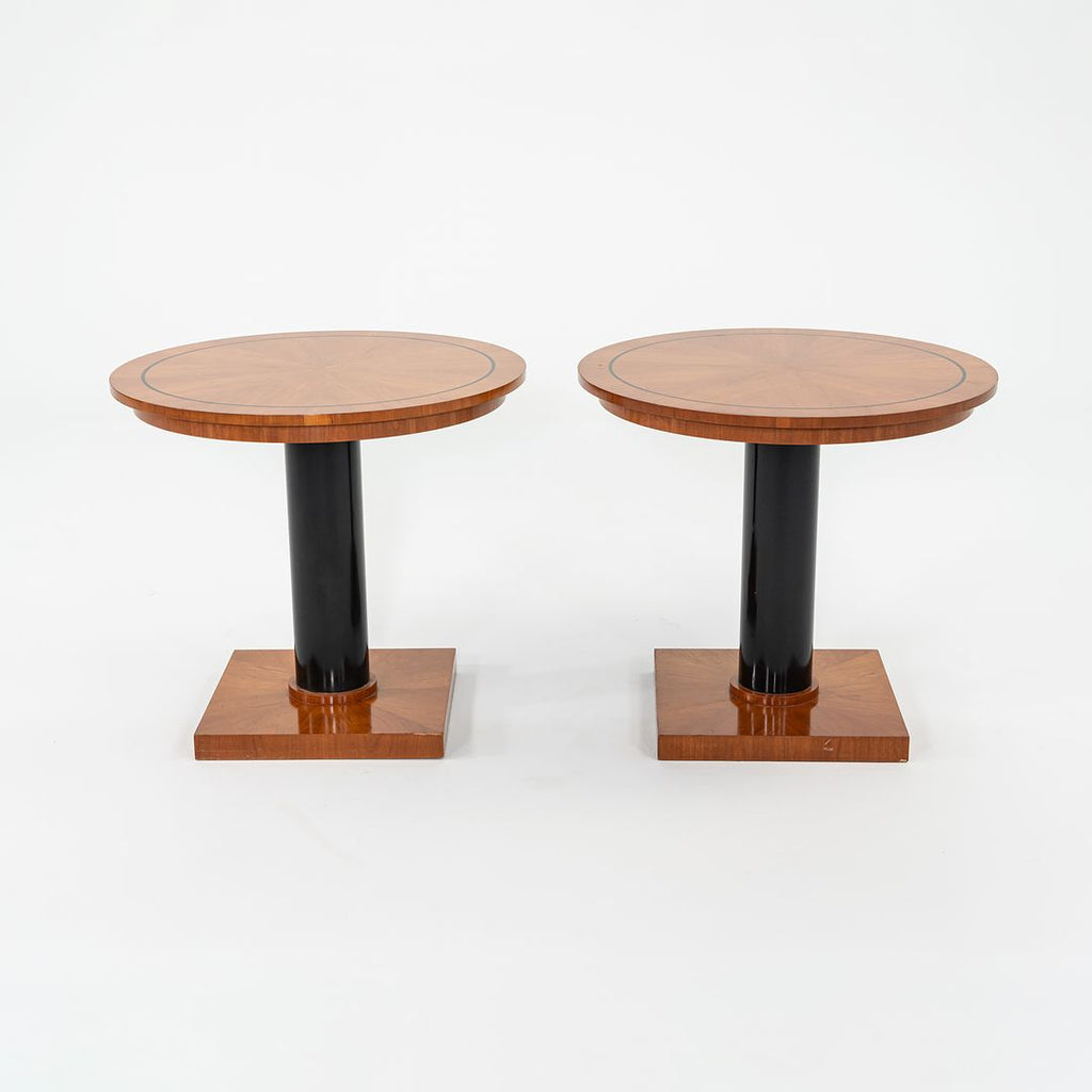 1990s Pair of Michael Graves for Arkitektura Kyoto Side or End Tables in Cherry