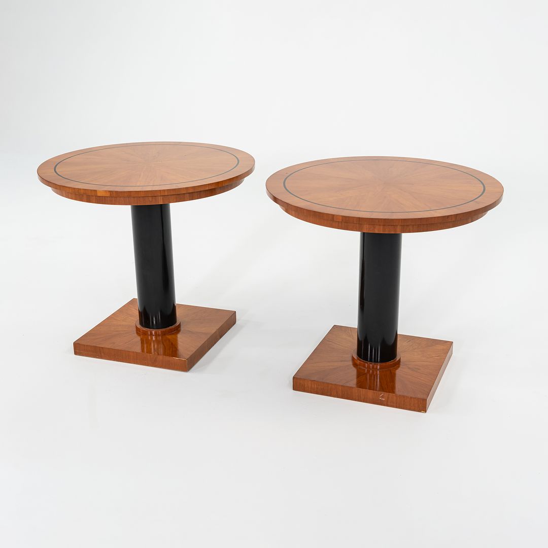 1990s Pair of Michael Graves for Arkitektura Kyoto Side or End Tables in Cherry