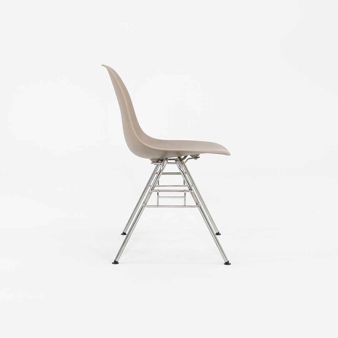 SOLD 2015 Set of Seven Stacking Eames Plastic Side Shells by Herman Miller in Sparrow