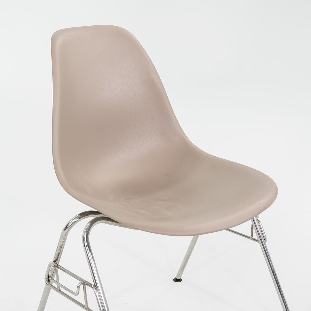 SOLD 2015 Set of Seven Stacking Eames Plastic Side Shells by Herman Miller in Sparrow