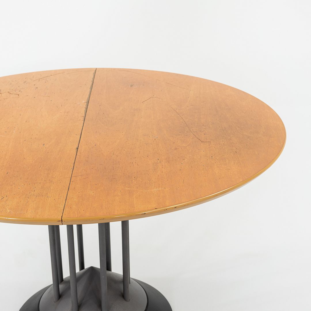1990s Peter Maly for Tonon Italia Postmodern Extension Dining Table with Leaf