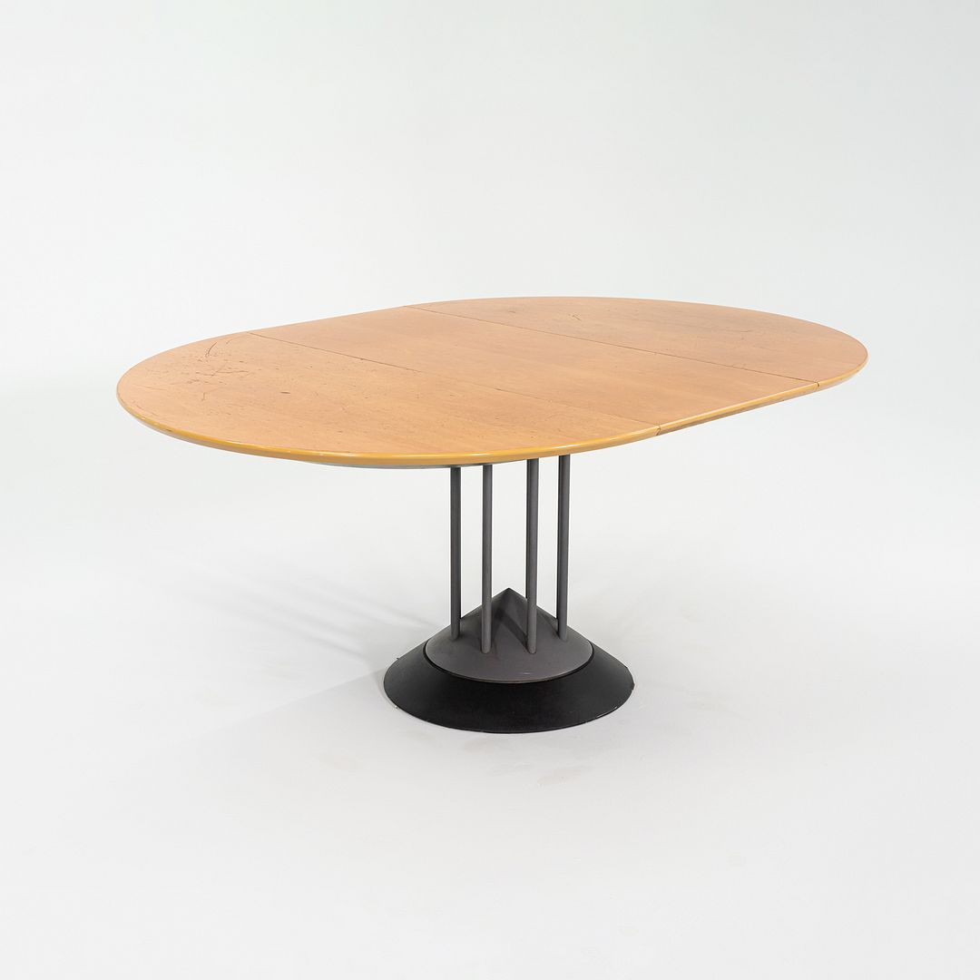 1990s Peter Maly for Tonon Italia Postmodern Extension Dining Table with Leaf