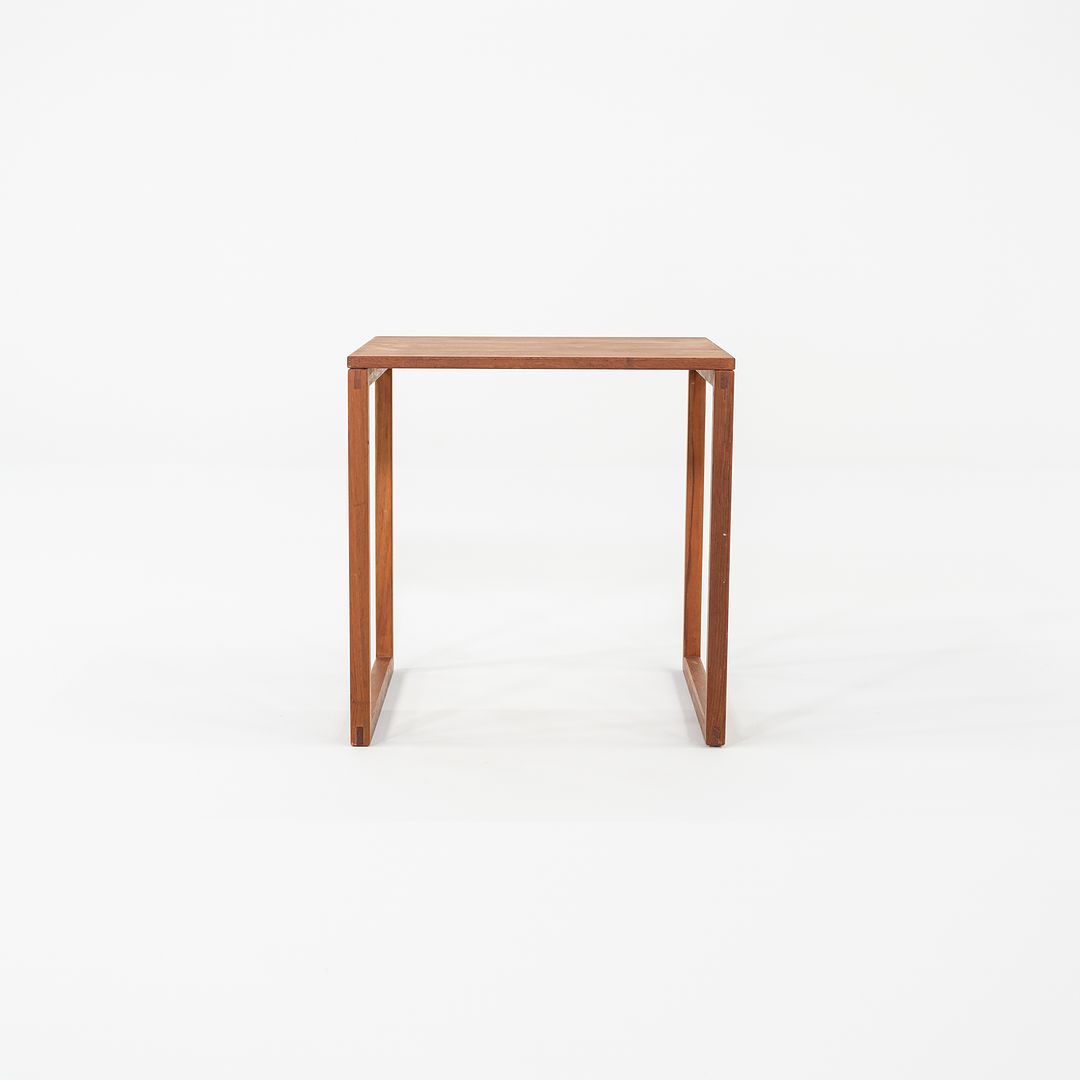 1960s Set of Three Kai Kristiansen for Vildbjerg Mobelfabrik Nesting End / Side Tables in Teak Model 33