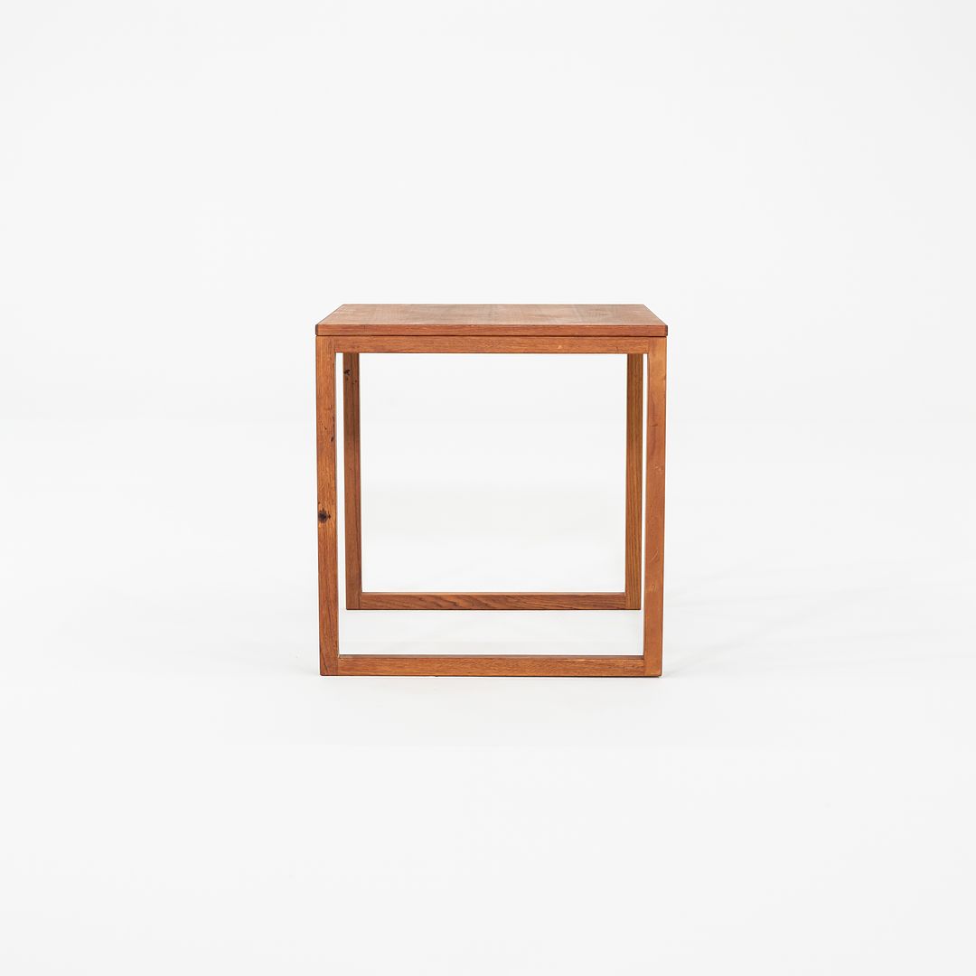 1960s Set of Three Kai Kristiansen for Vildbjerg Mobelfabrik Nesting End / Side Tables in Teak Model 33