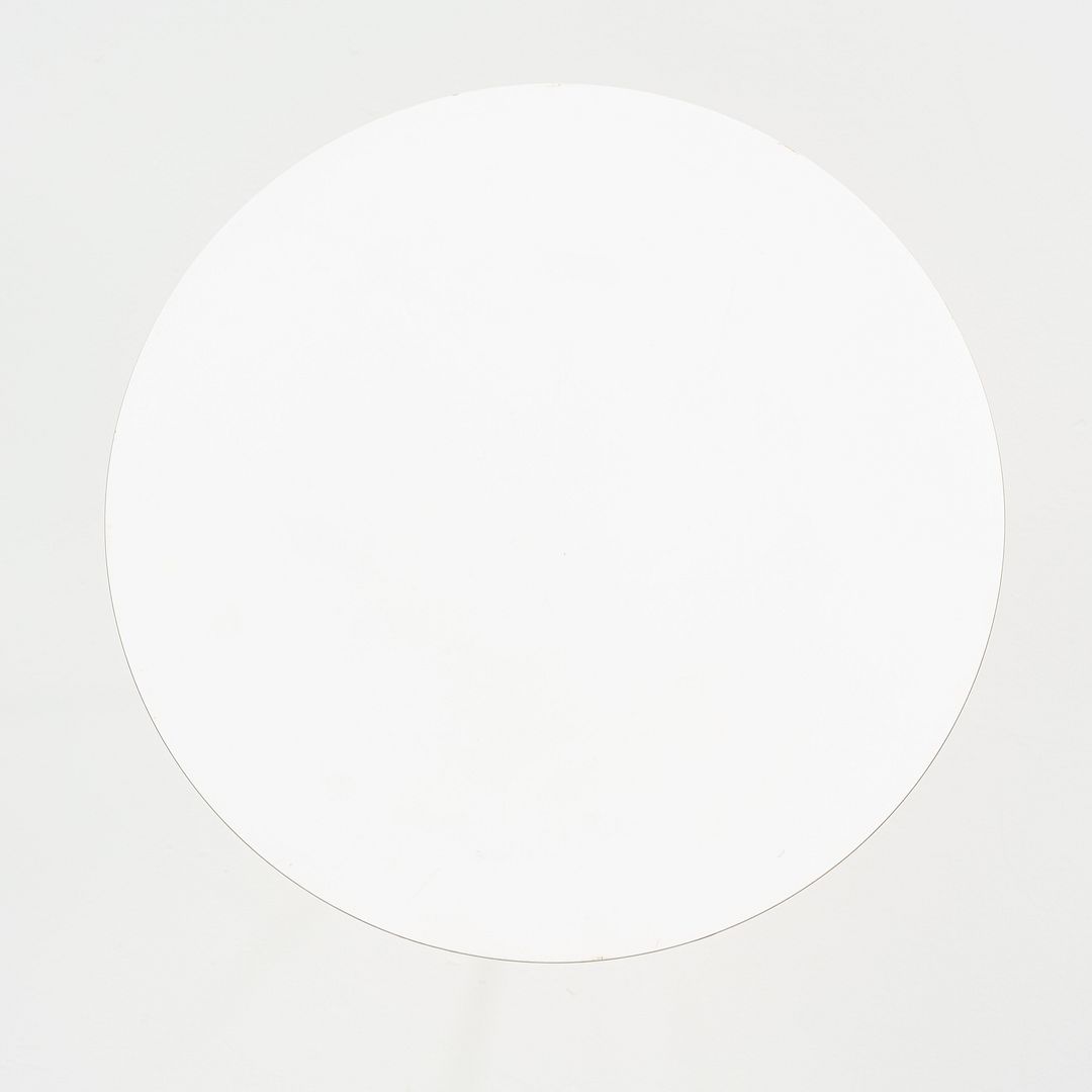 1960s Eero Saarinen for Knoll Tulip Side Table with White Laminate 20 inch Top