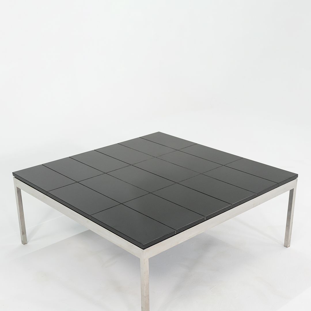 1974 Davis Allen and Gordon Bunshaft of SOM Coffee Table in Granite and Steel from Sears Tower 4x Available
