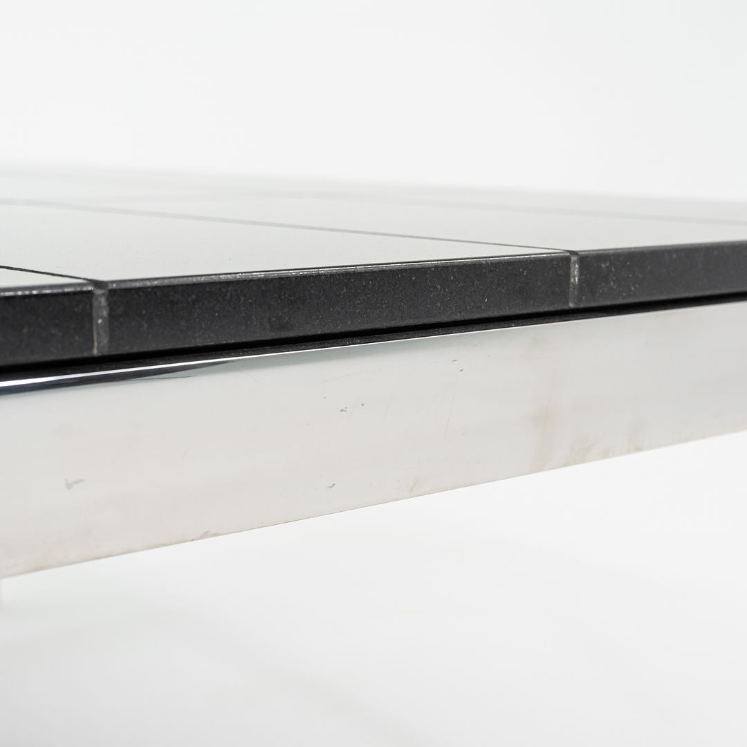 1974 Davis Allen and Gordon Bunshaft of SOM Coffee Table in Granite and Steel from Sears Tower 4x Available