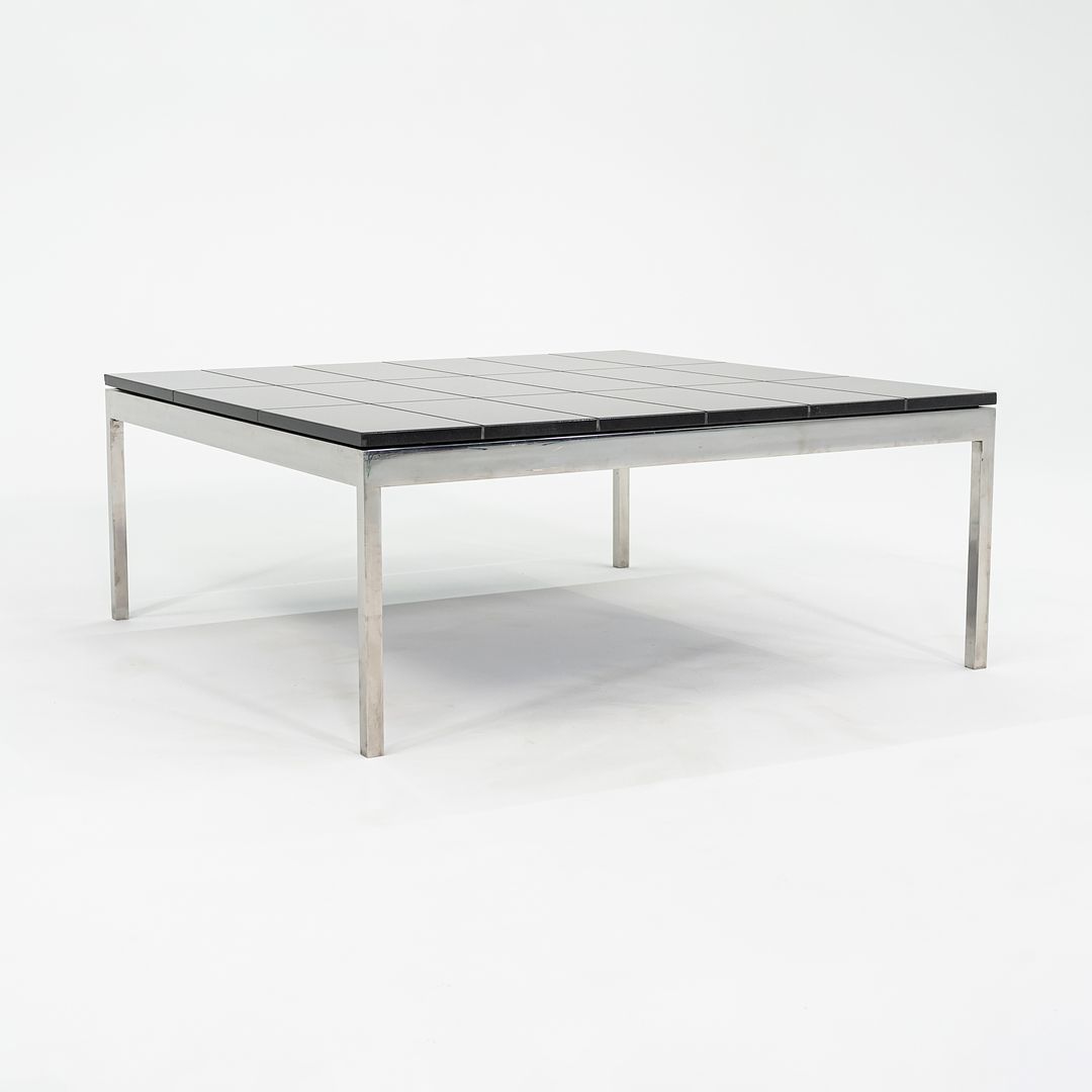 1974 Davis Allen and Gordon Bunshaft of SOM Coffee Table in Granite and Steel from Sears Tower 4x Available
