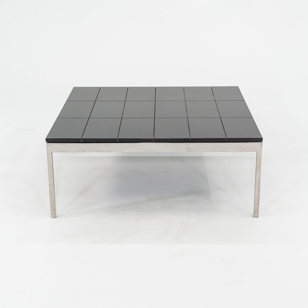 1974 Davis Allen and Gordon Bunshaft of SOM Coffee Table in Granite and Steel from Sears Tower 4x Available