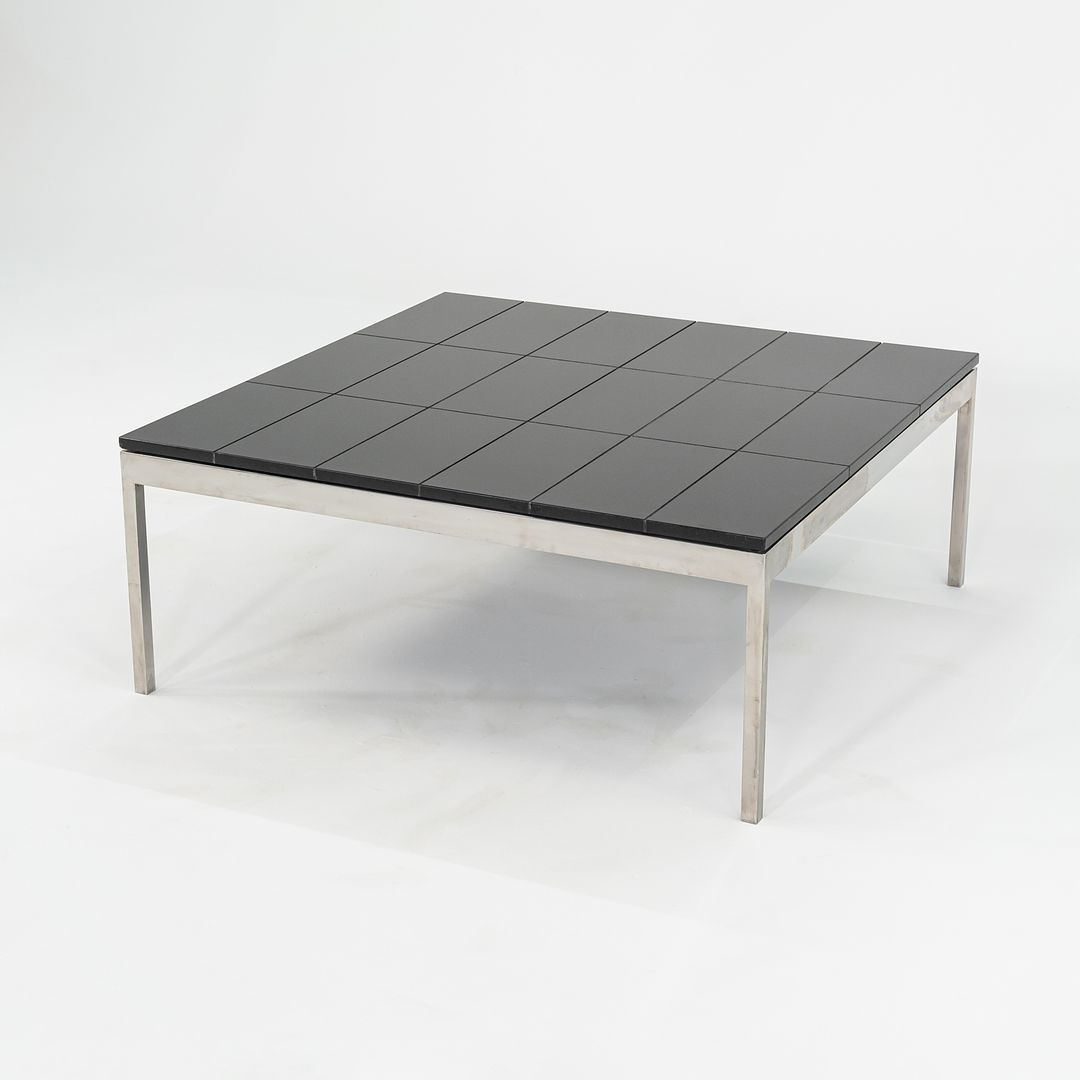 1974 Davis Allen and Gordon Bunshaft of SOM Coffee Table in Granite and Steel from Sears Tower 4x Available