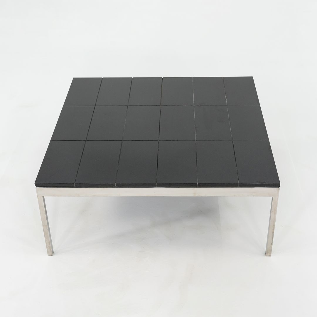 1974 Davis Allen and Gordon Bunshaft of SOM Coffee Table in Granite and Steel from Sears Tower 4x Available