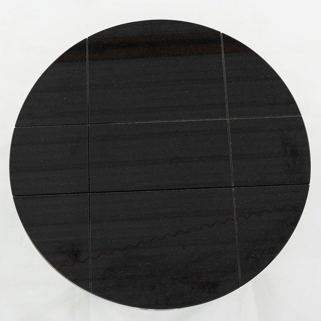 1974 Davis Allen and Gordon Bunshaft of SOM Coffee / End Table in Granite and Steel from Sears Tower 4x Available