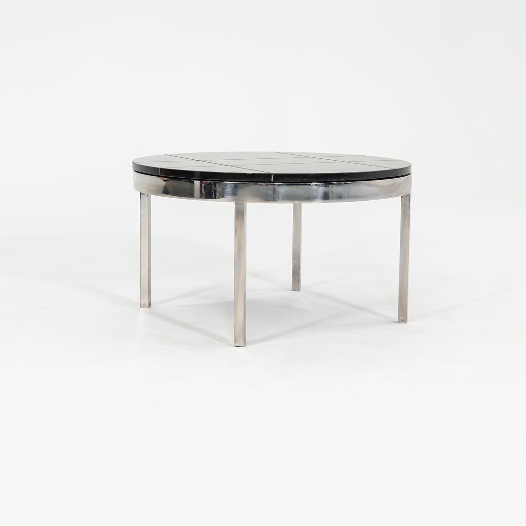 1974 Davis Allen and Gordon Bunshaft of SOM Coffee / End Table in Granite and Steel from Sears Tower 4x Available
