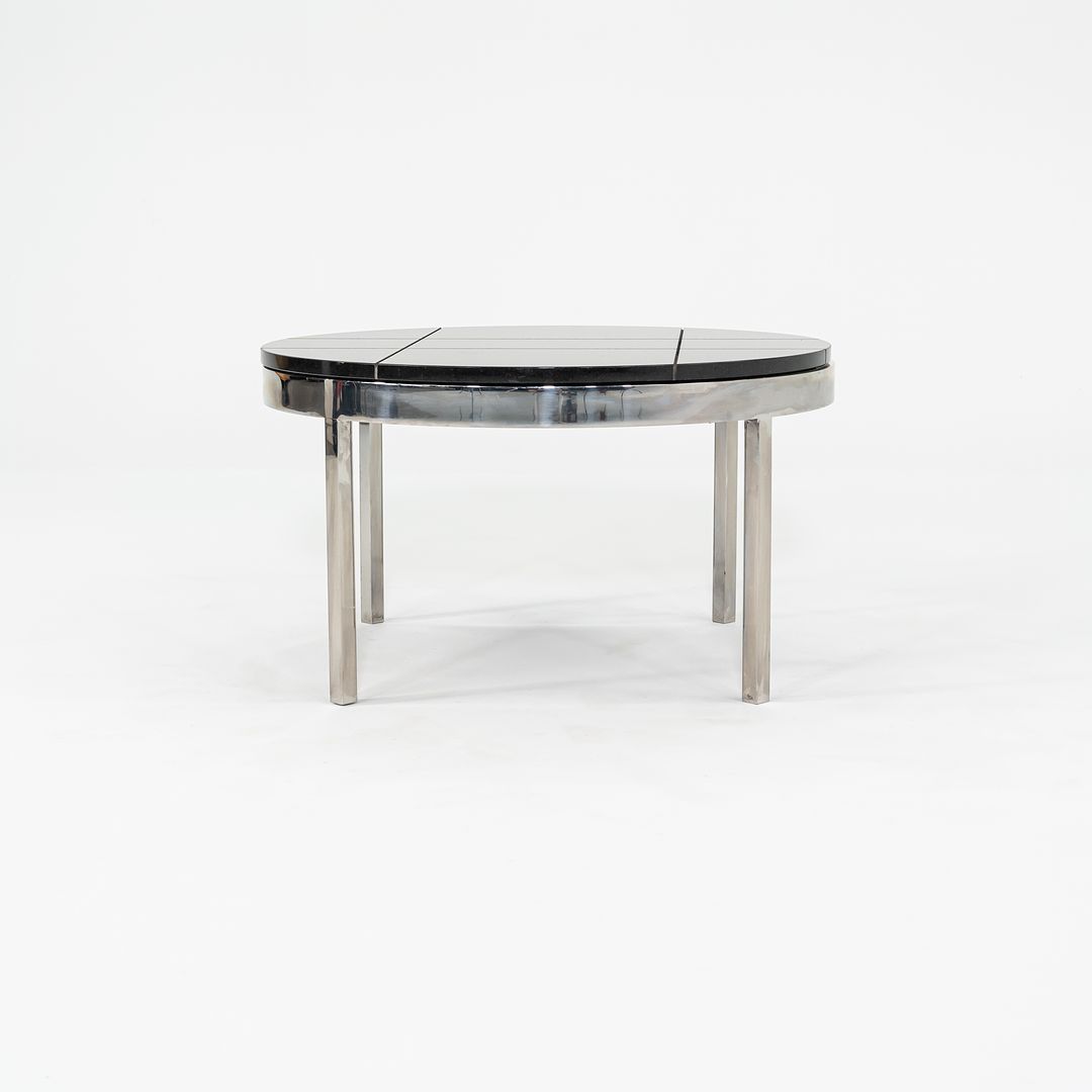 1974 Davis Allen and Gordon Bunshaft of SOM Coffee / End Table in Granite and Steel from Sears Tower 4x Available