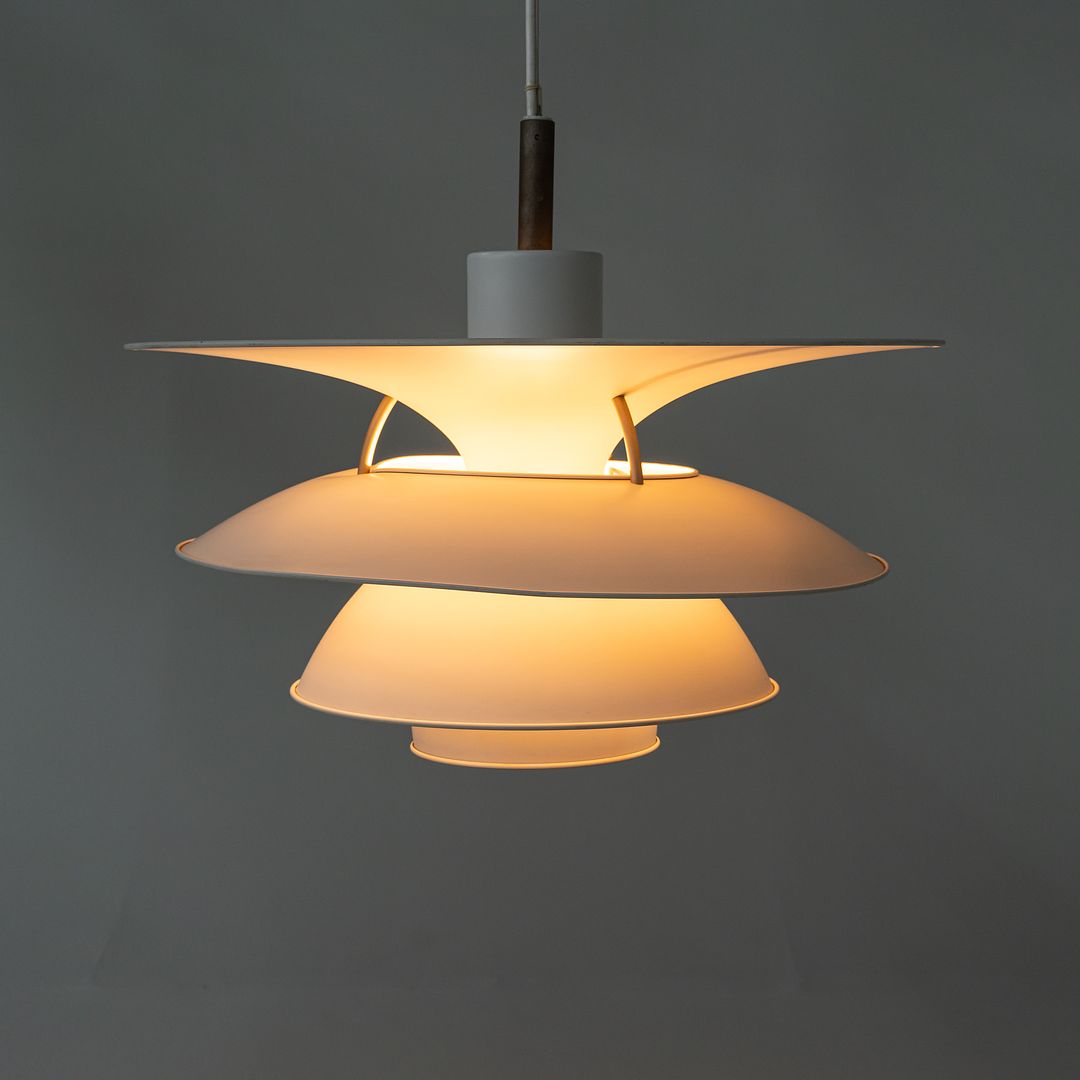 1979 Poul Henningsen for Louis Poulsen PH 6 - 6 1/2 Charlottenborg Pendant Lamps from Sears Tower 2x Available