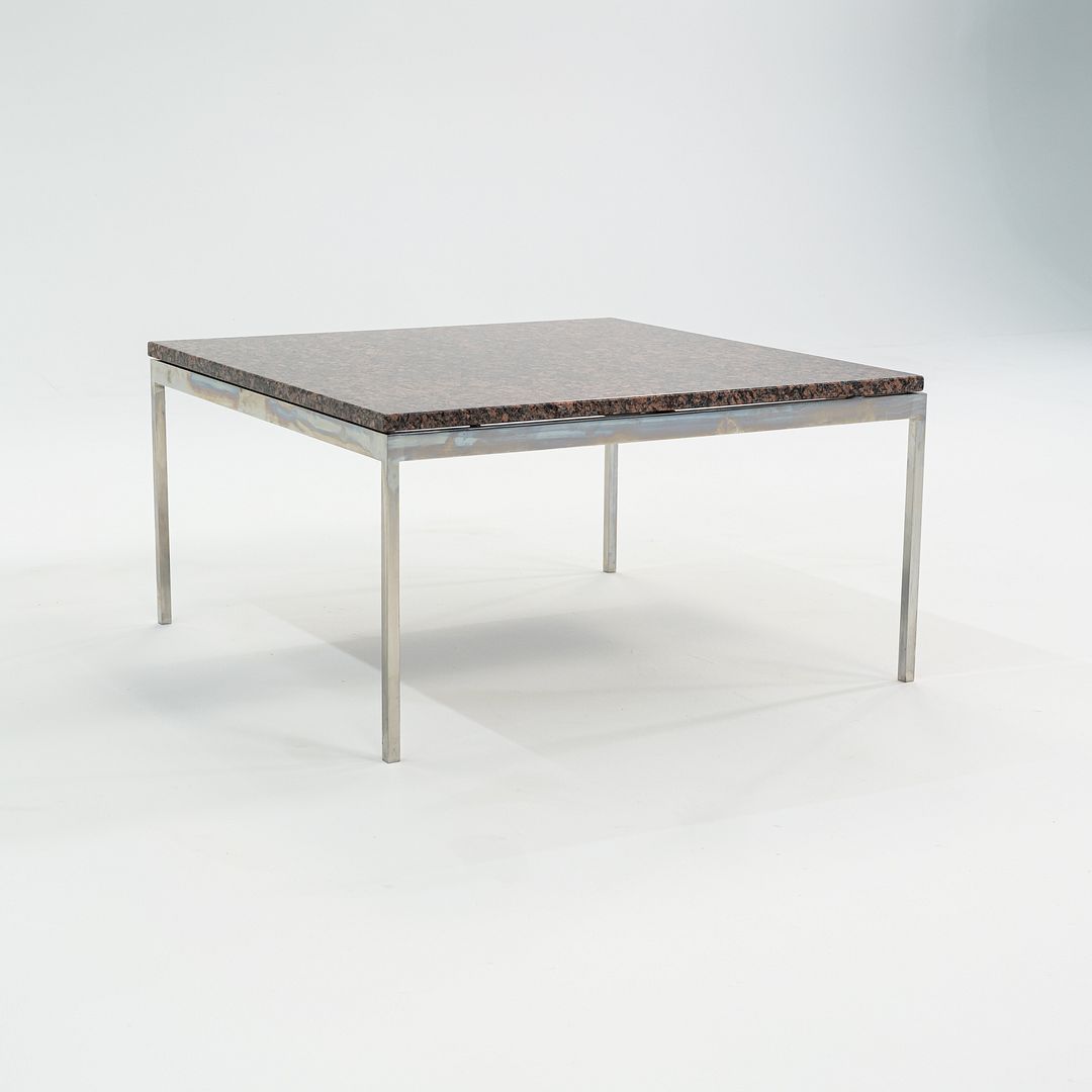 1962 Davis Allen and Gordon Bunshaft of SOM 30 inch Square Coffee Table in Steel