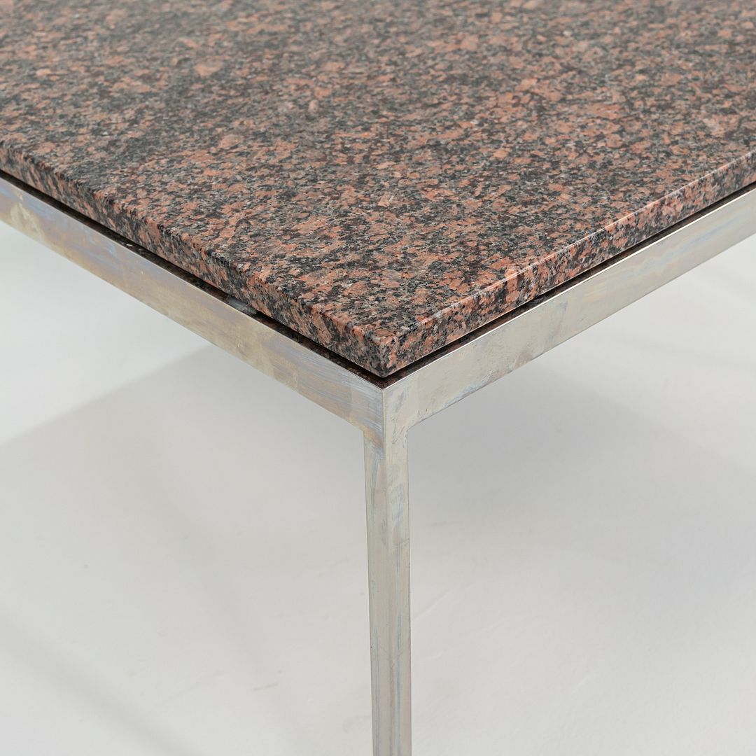1962 Davis Allen and Gordon Bunshaft of SOM 30 inch Square Coffee Table in Steel
