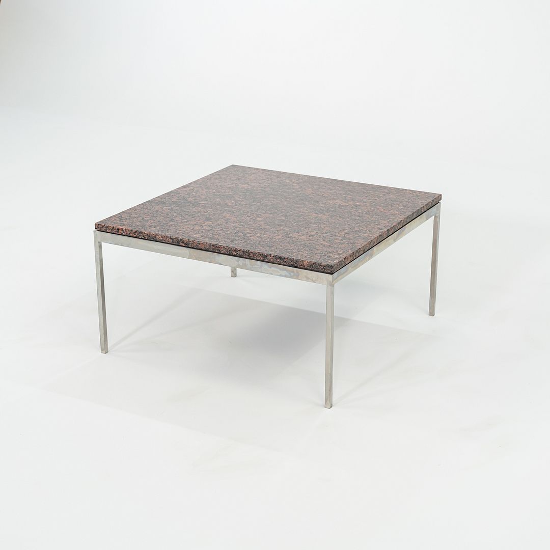 1962 Davis Allen and Gordon Bunshaft of SOM 30 inch Square Coffee Table in Steel