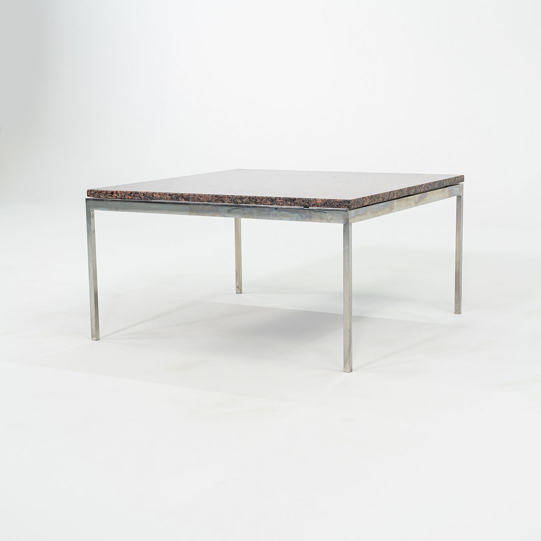 1962 Davis Allen and Gordon Bunshaft of SOM 30 inch Square Coffee Table in Steel