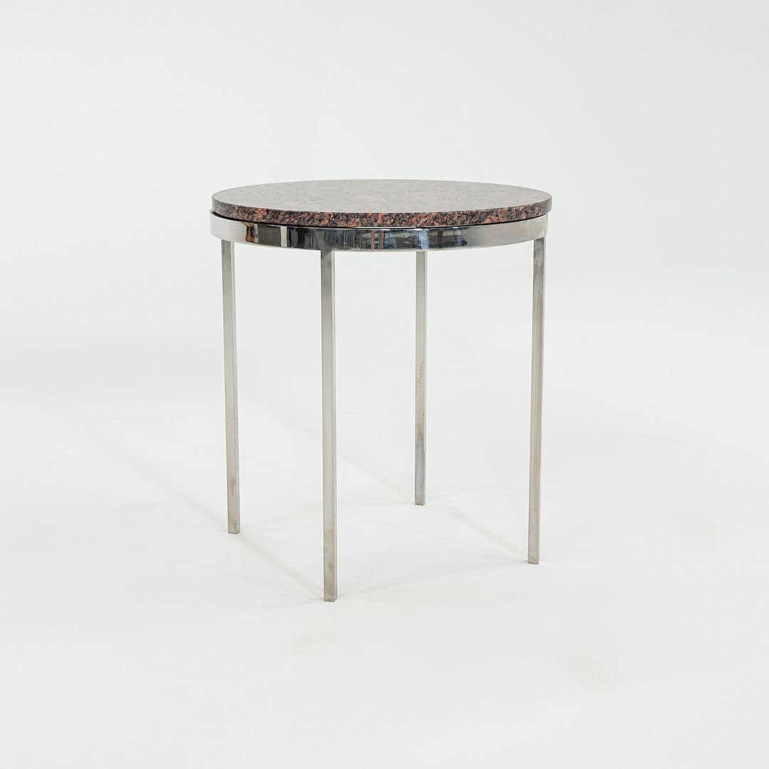 1962 Davis Allen and Gordon Bunshaft of SOM Round Side or End Table w/ Granite