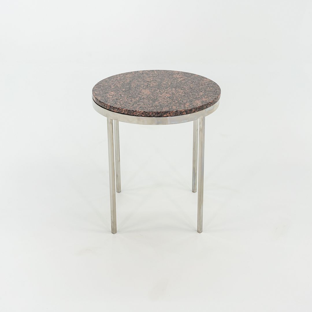 1962 Davis Allen and Gordon Bunshaft of SOM Round Side or End Table w/ Granite
