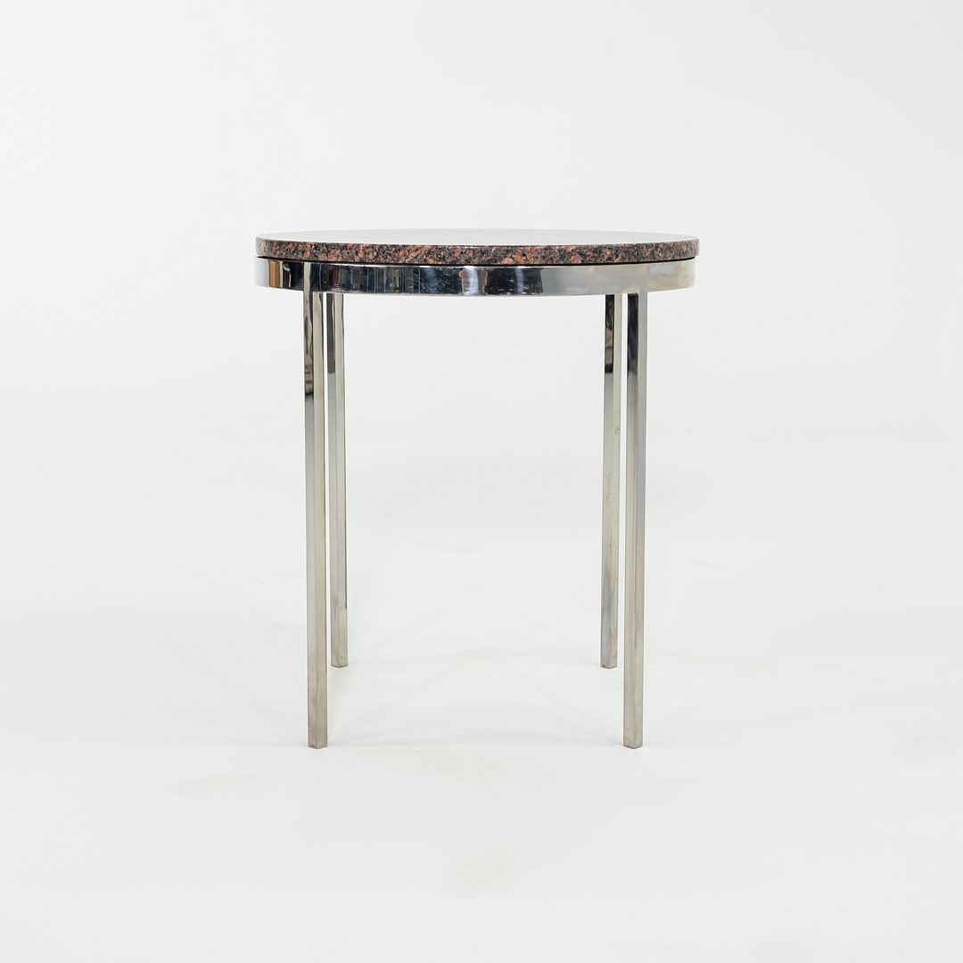 1962 Davis Allen and Gordon Bunshaft of SOM Round Side or End Table w/ Granite