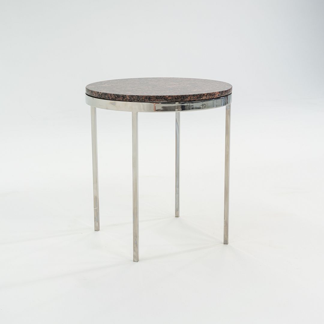 1962 Davis Allen and Gordon Bunshaft of SOM Round Side or End Table w/ Granite