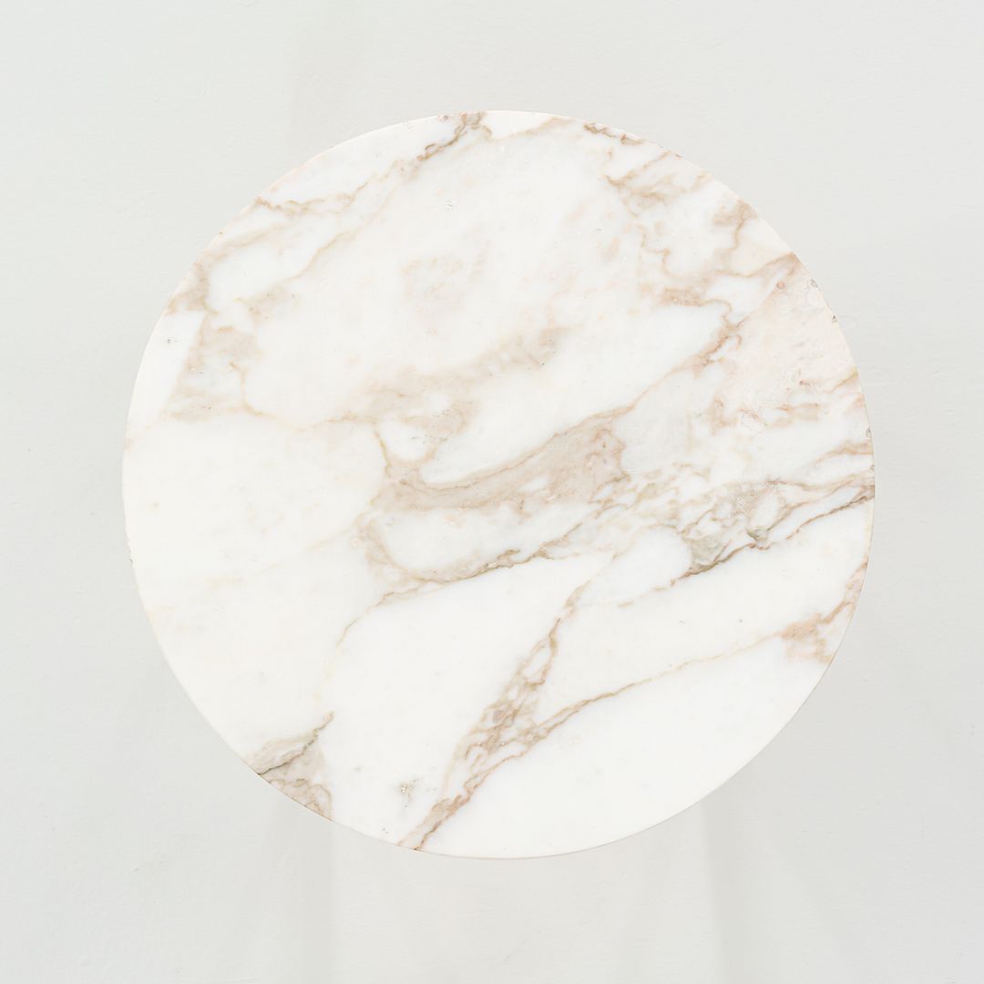 1965 Gordon Bunshaft & Davis Allen SOM TA-39 Marble & Stainless Steel Side Table