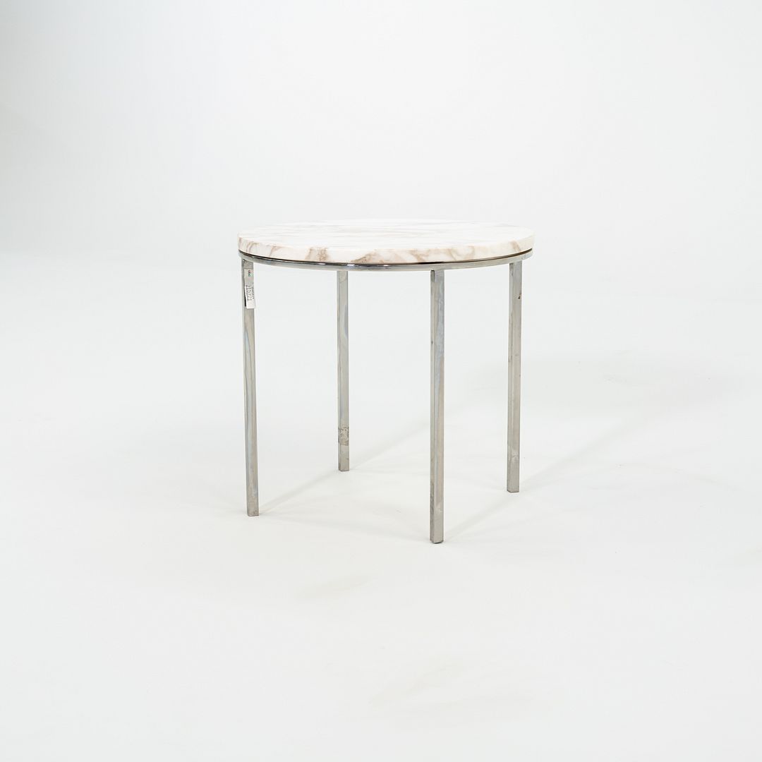 1965 Gordon Bunshaft & Davis Allen SOM TA-39 Marble & Stainless Steel Side Table