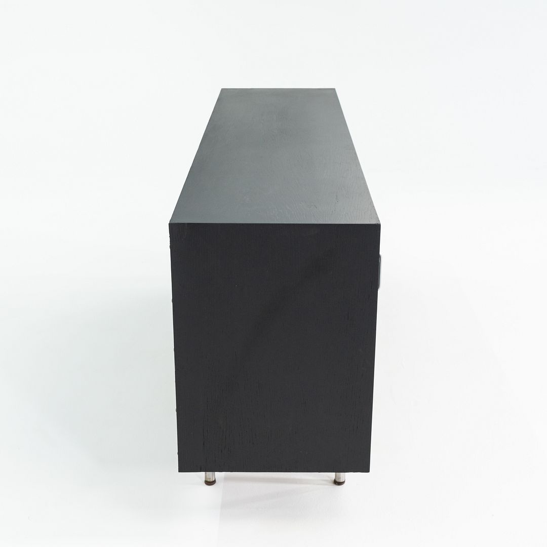 1958 Jens Risom Ebonized Oak Wood Credenza / Cabinet from Seagram Building