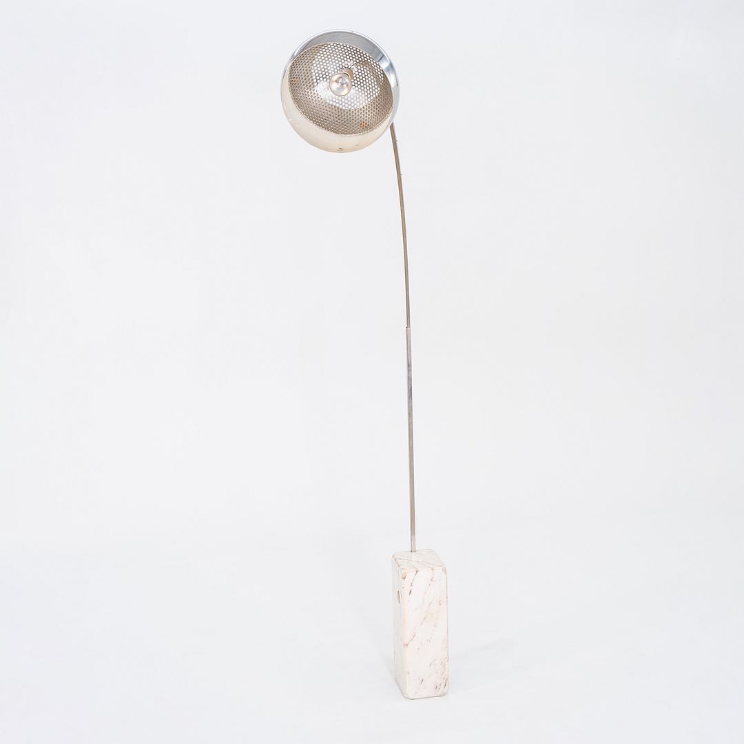 C. 1960s Achille & Pier Giacomo Castiglioni for Flos Arco Floor Lamp w/ Marble