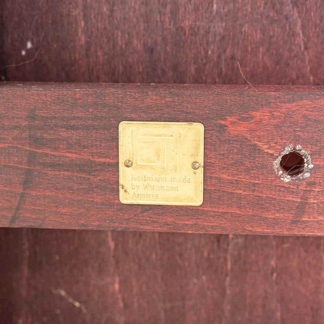 C. 1960s Josef Hoffmann for Wittmann of Austria Fledermaus Coffee / End Table