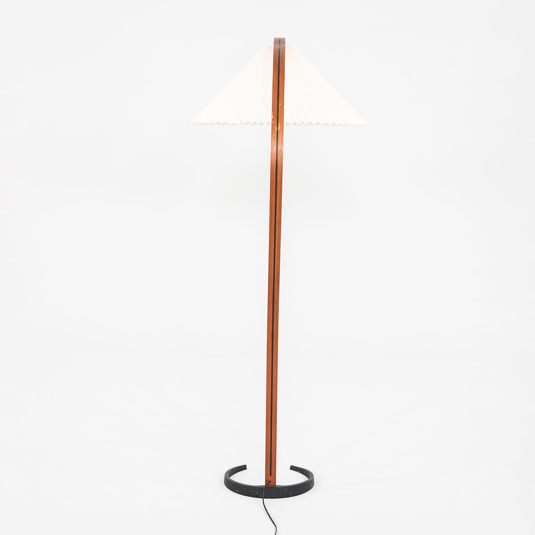 1970s Caprani Teak and Linen Timberline Floor Lamp by Mads Caprani Denmark