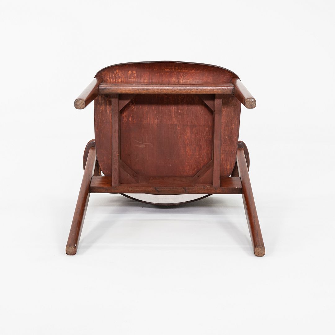 1950s Ilmari Tapiovaara Keravan Puuteollisuus Knoll Domus Chair Teak & Rosewood