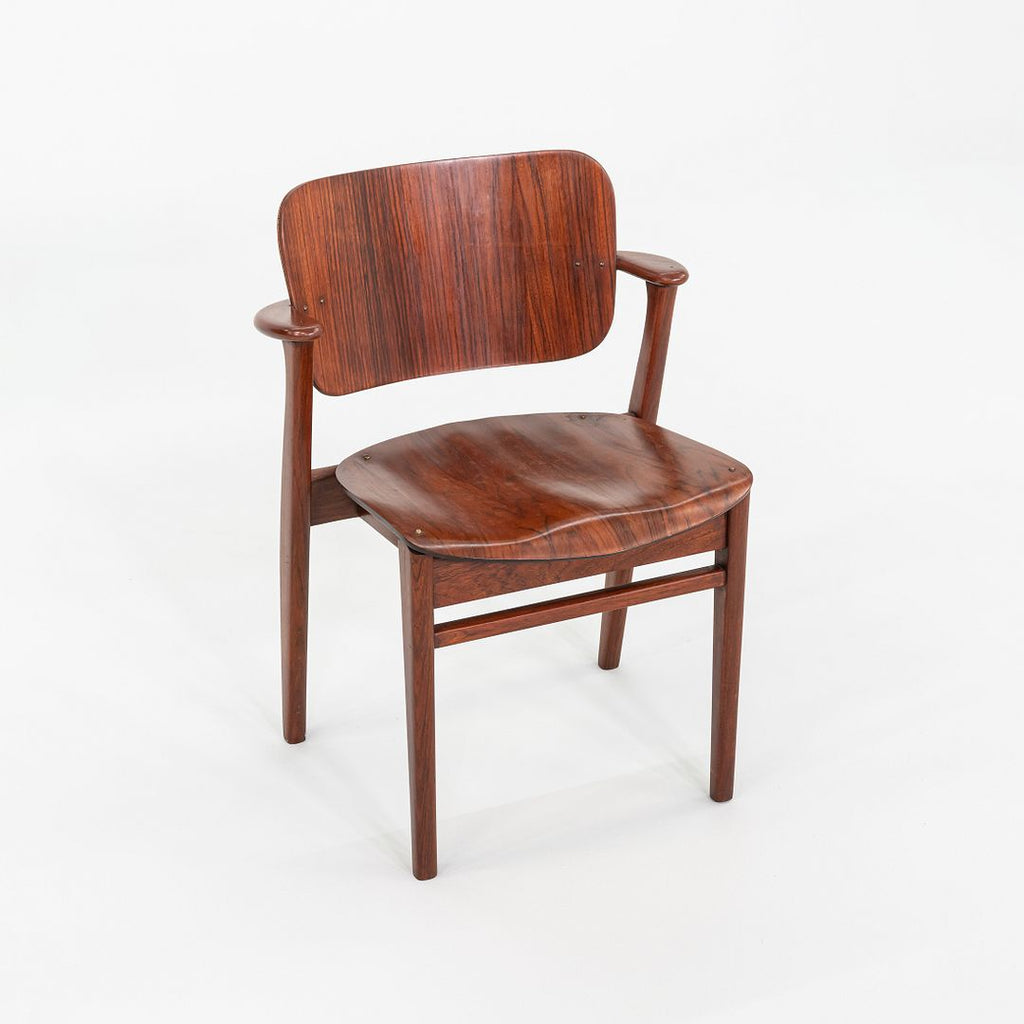 1950s Ilmari Tapiovaara Keravan Puuteollisuus Knoll Domus Chair Teak & Rosewood