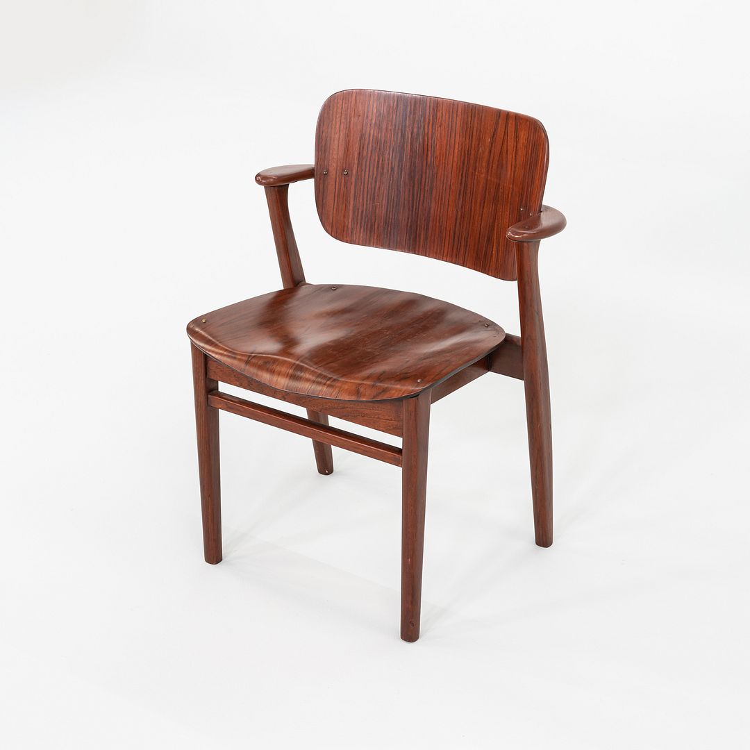 1950s Ilmari Tapiovaara Keravan Puuteollisuus Knoll Domus Chair Teak & Rosewood
