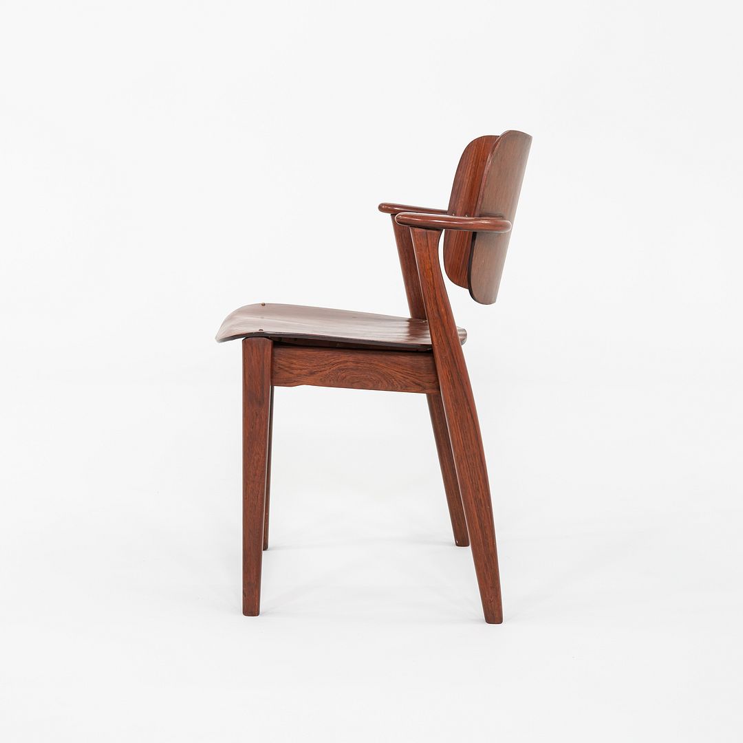 1950s Ilmari Tapiovaara Keravan Puuteollisuus Knoll Domus Chair Teak & Rosewood