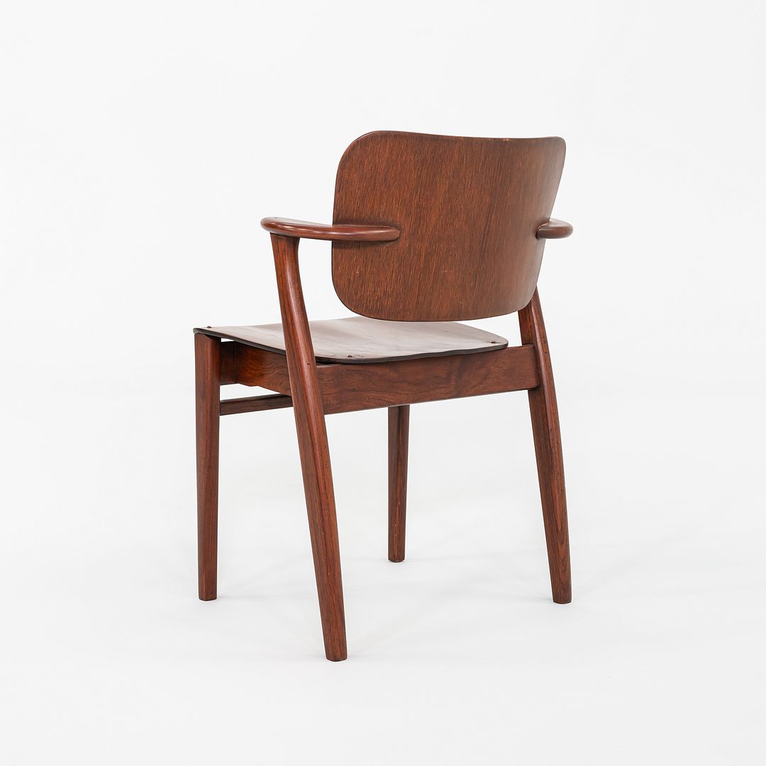 1950s Ilmari Tapiovaara Keravan Puuteollisuus Knoll Domus Chair Teak & Rosewood