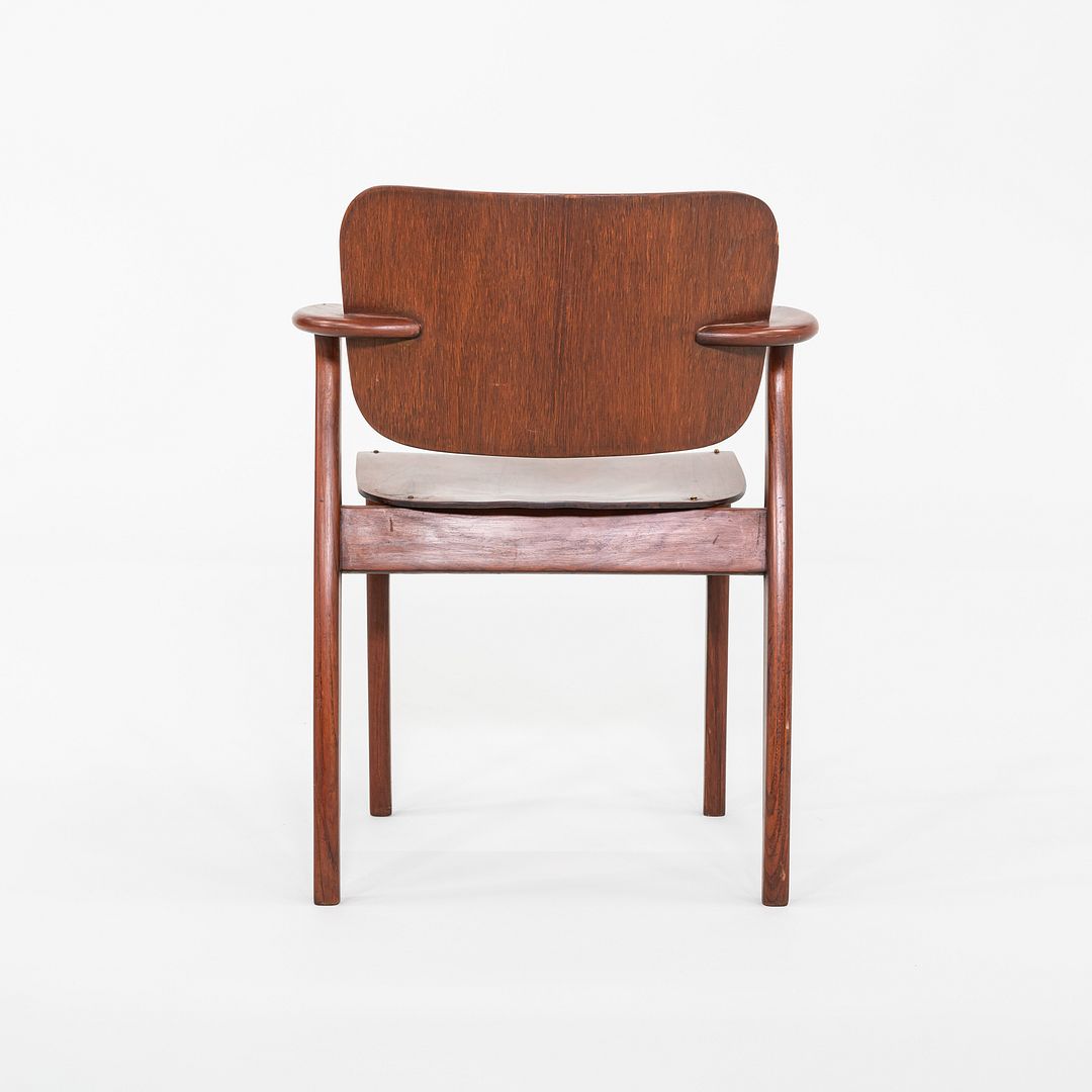 1950s Ilmari Tapiovaara Keravan Puuteollisuus Knoll Domus Chair Teak & Rosewood