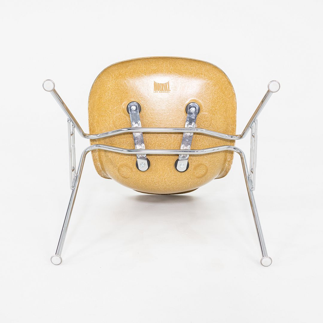 C. 2018 Eames Modernica Stacking Side / Dining Chair Yellow Fiberglass 5x Avail