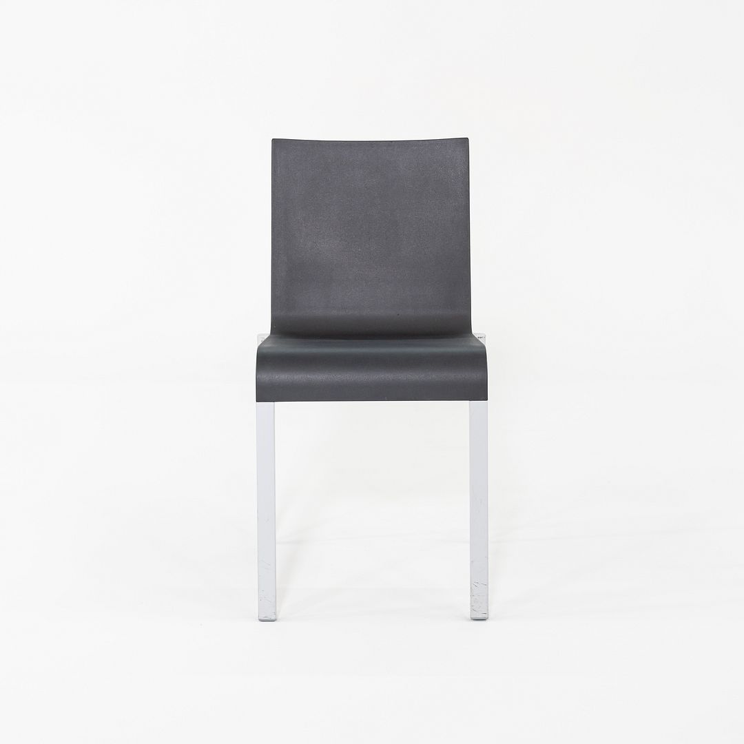 SOLD 2002 Maarten van Severen for Vitra .03 Stacking Dining Side Chairs in Black 7x Available