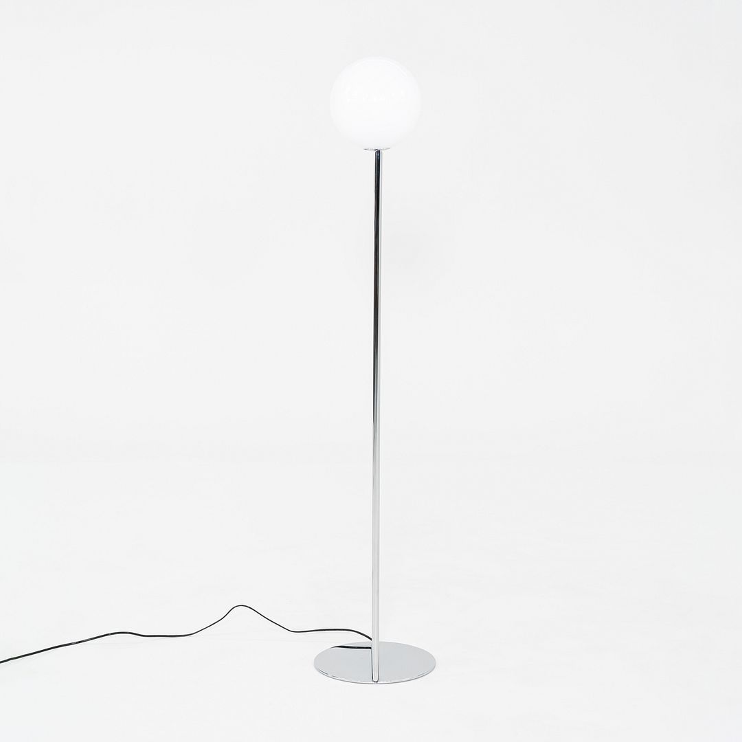 2021 Michael Anastassiades for Flos IC F1 Floor Lamp in Chrome and Blown Glass