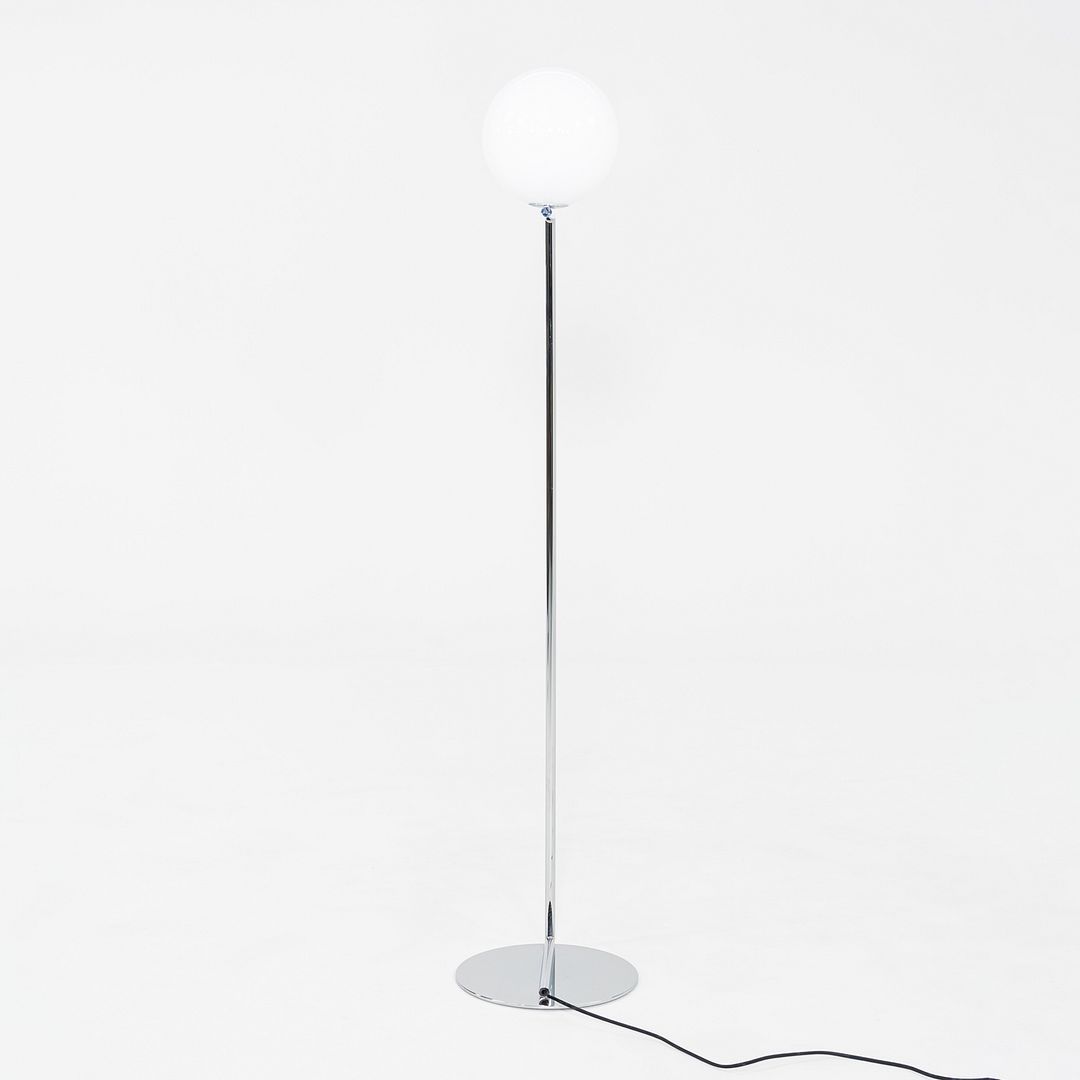 2021 Michael Anastassiades for Flos IC F1 Floor Lamp in Chrome and Blown Glass