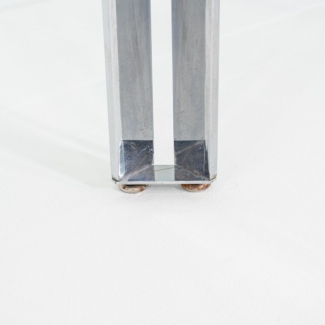 1960s James Howell for Tri-Mark Designs Chromed Steel and Glass Coffee Table