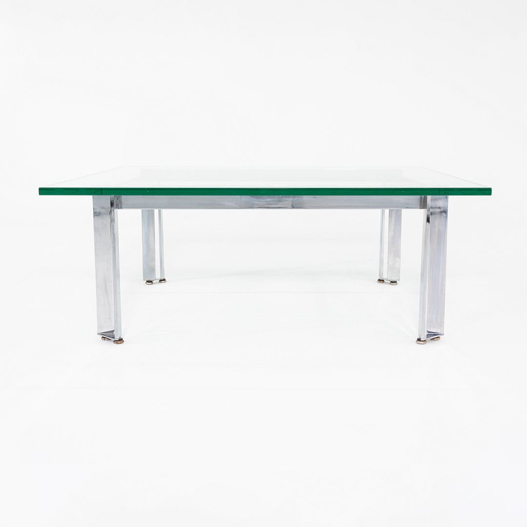 1960s James Howell for Tri-Mark Designs Chromed Steel and Glass Coffee Table