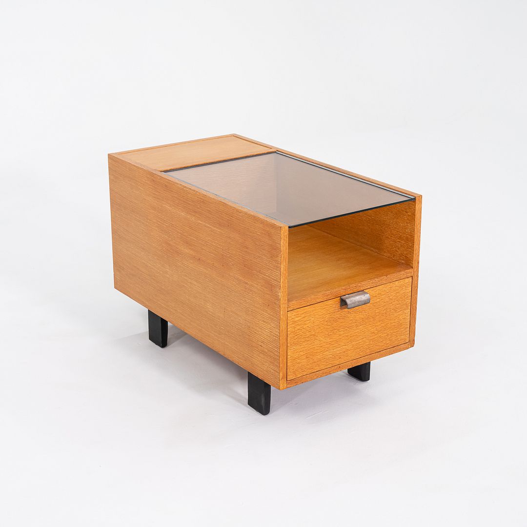 C. 1954 George Nelson For Herman Miller End Table / Cabinet Basic Cabinet Series